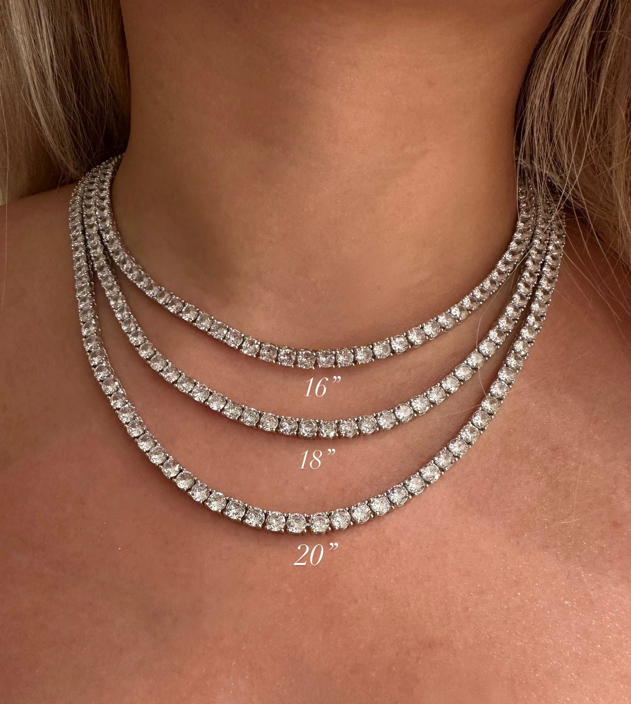 Tennis Necklace – alternate angle