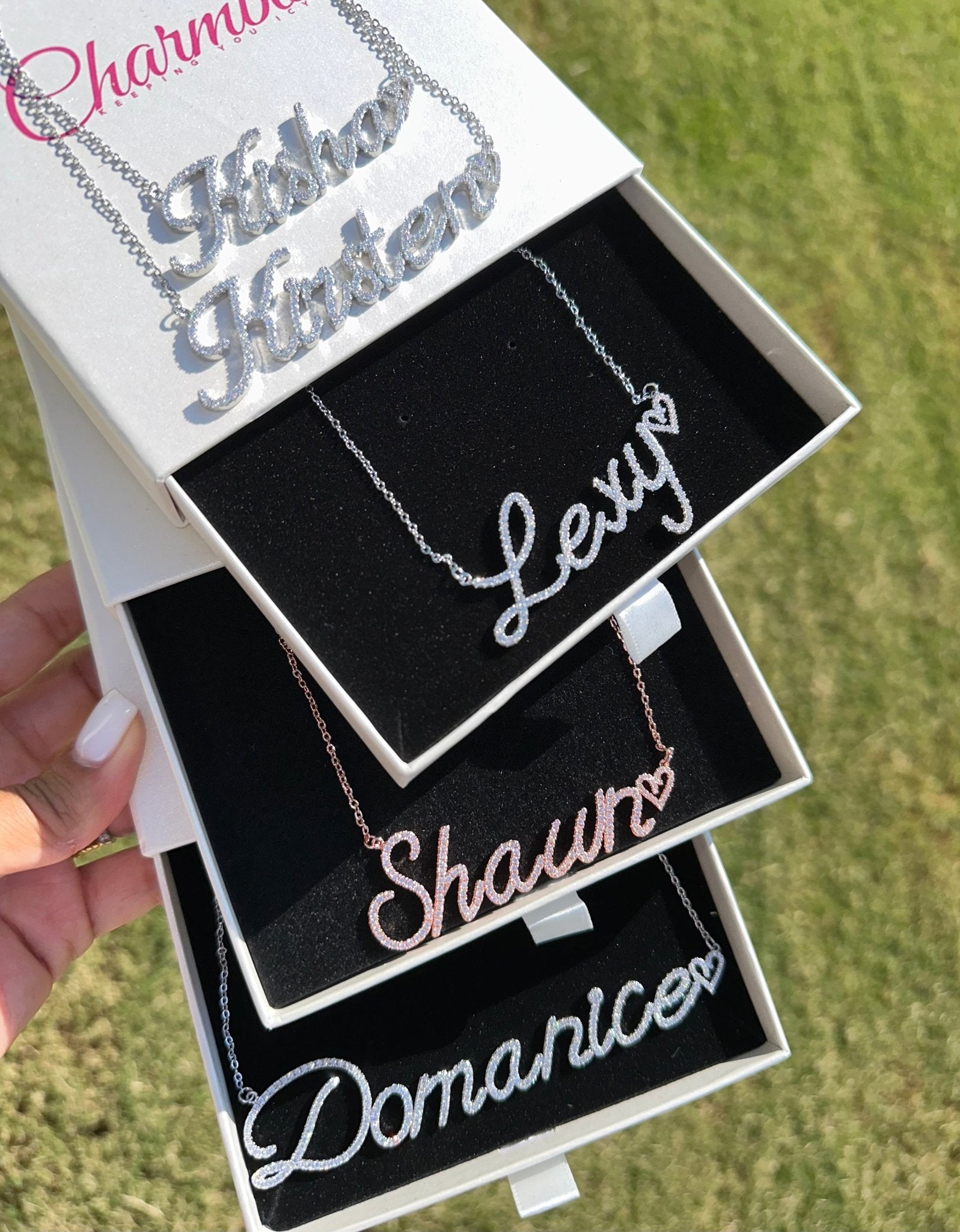 Fancy Cursive Custom Name – alternate angle