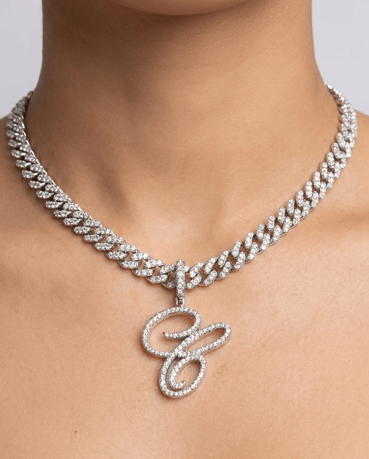 Cursive Letter Pendant