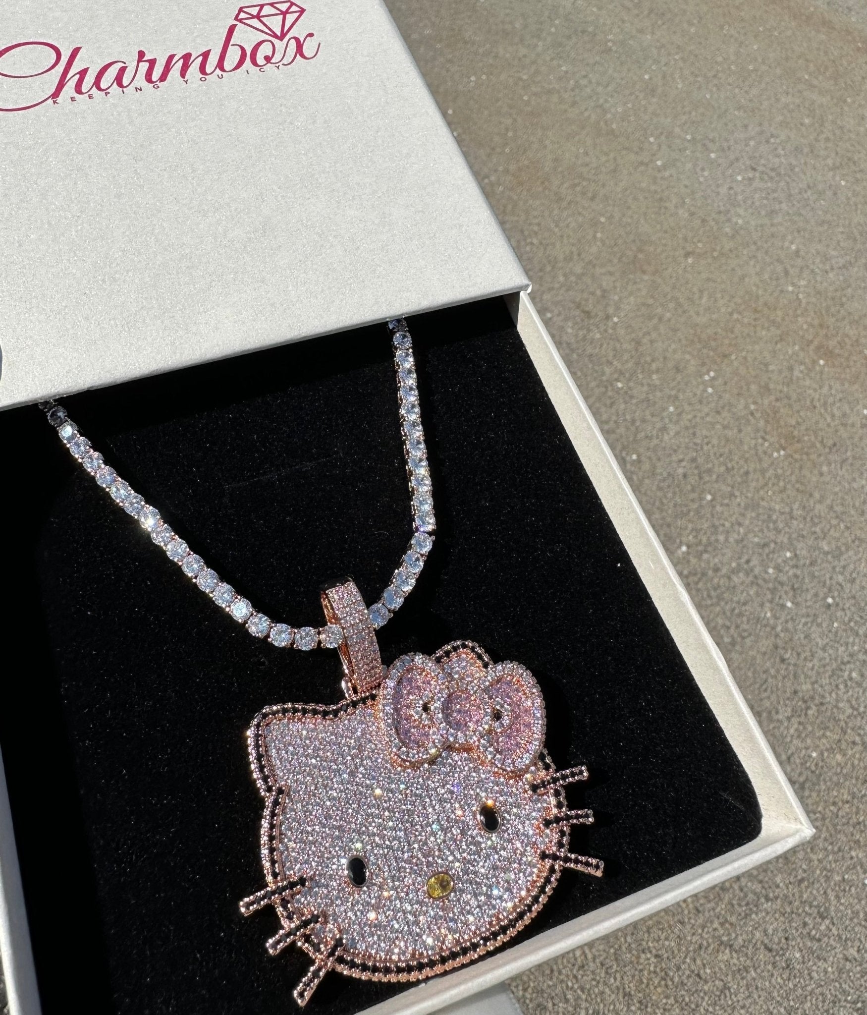 Iced Out Kitty Pendant – additional product detail 4