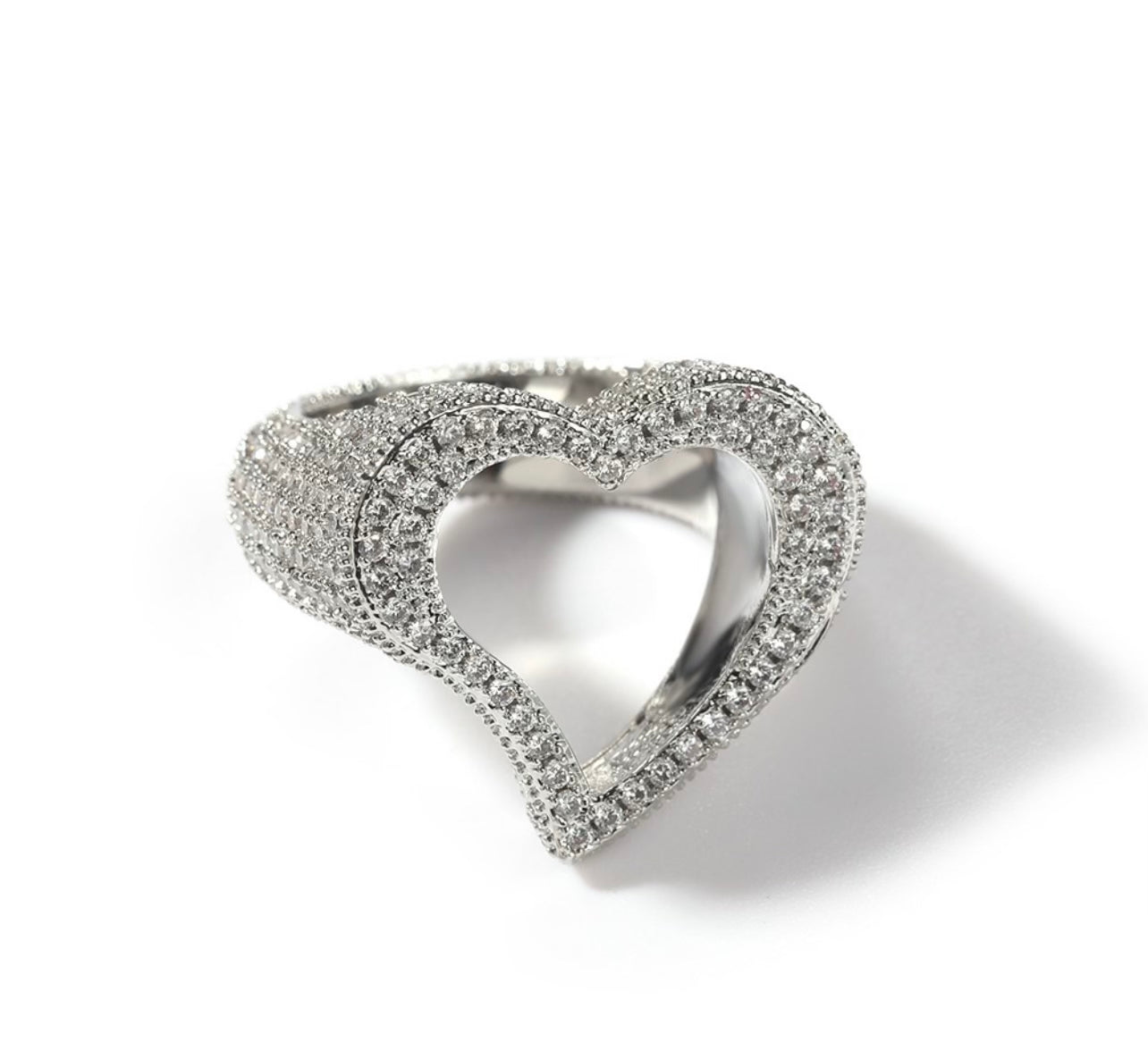 Open Heart Ring – alternate angle