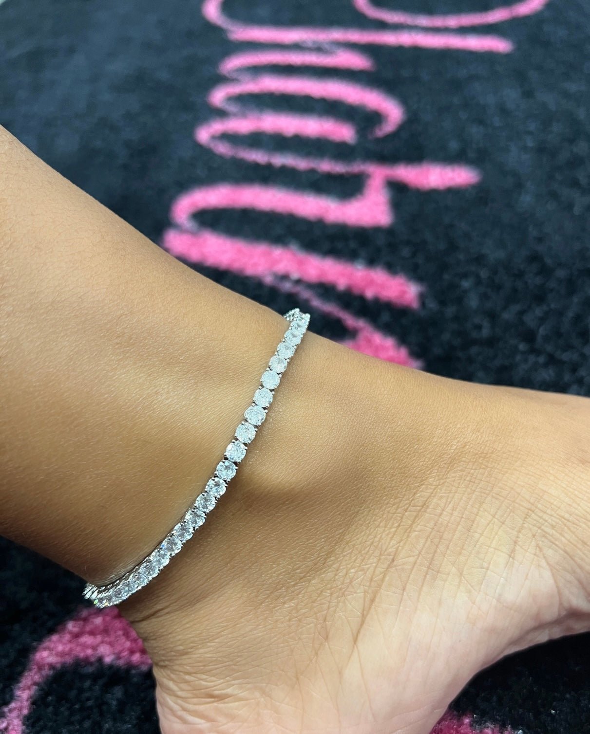 Tennis Anklet – alternate angle