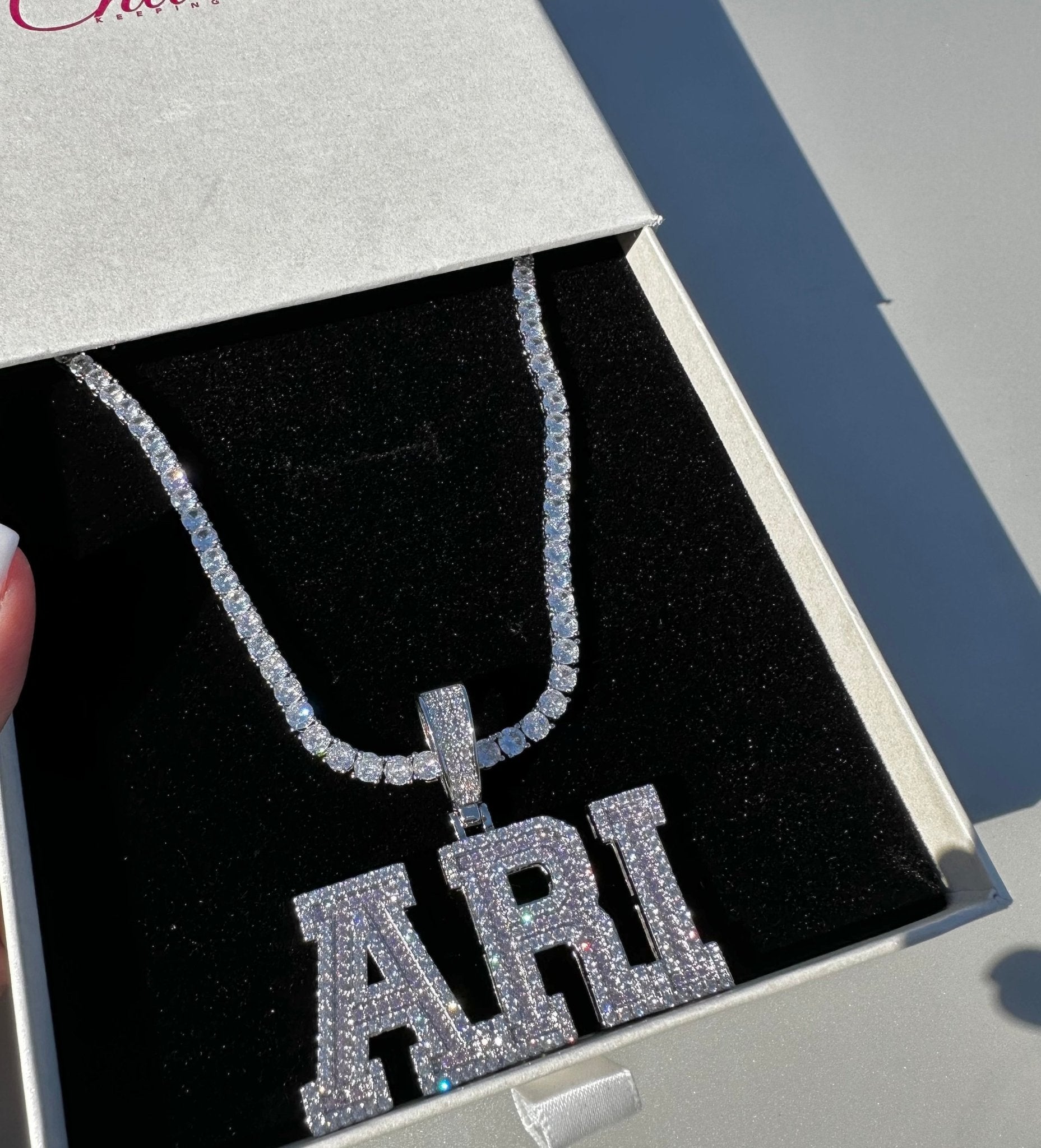 Graduate Custom Name – close-up detail
