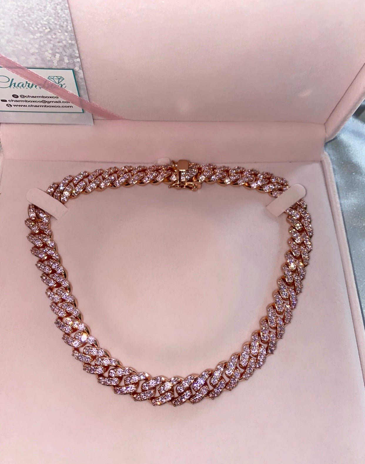 Cuban Glitz Necklace – styled view