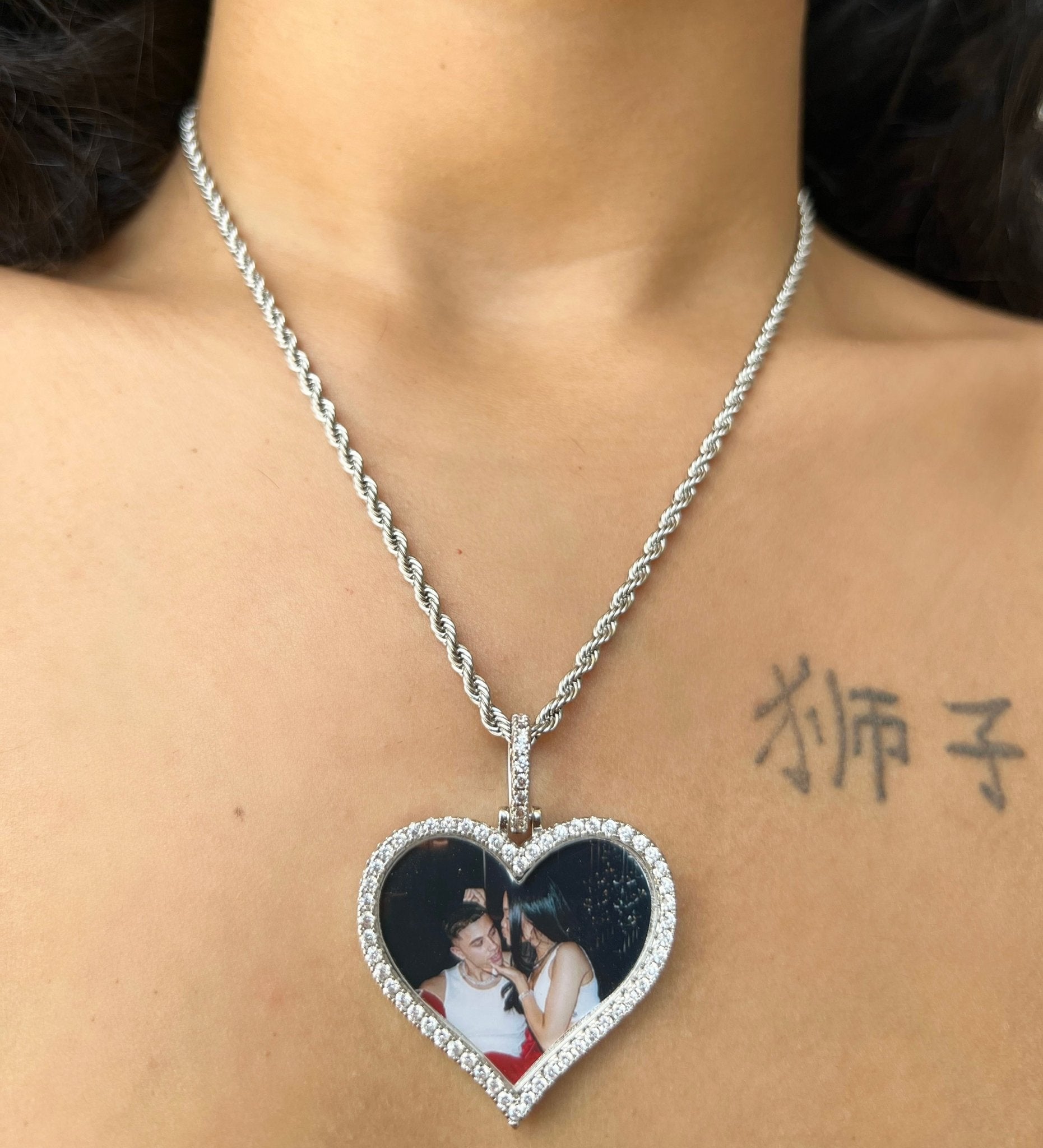 Love Picture Pendant – styled view