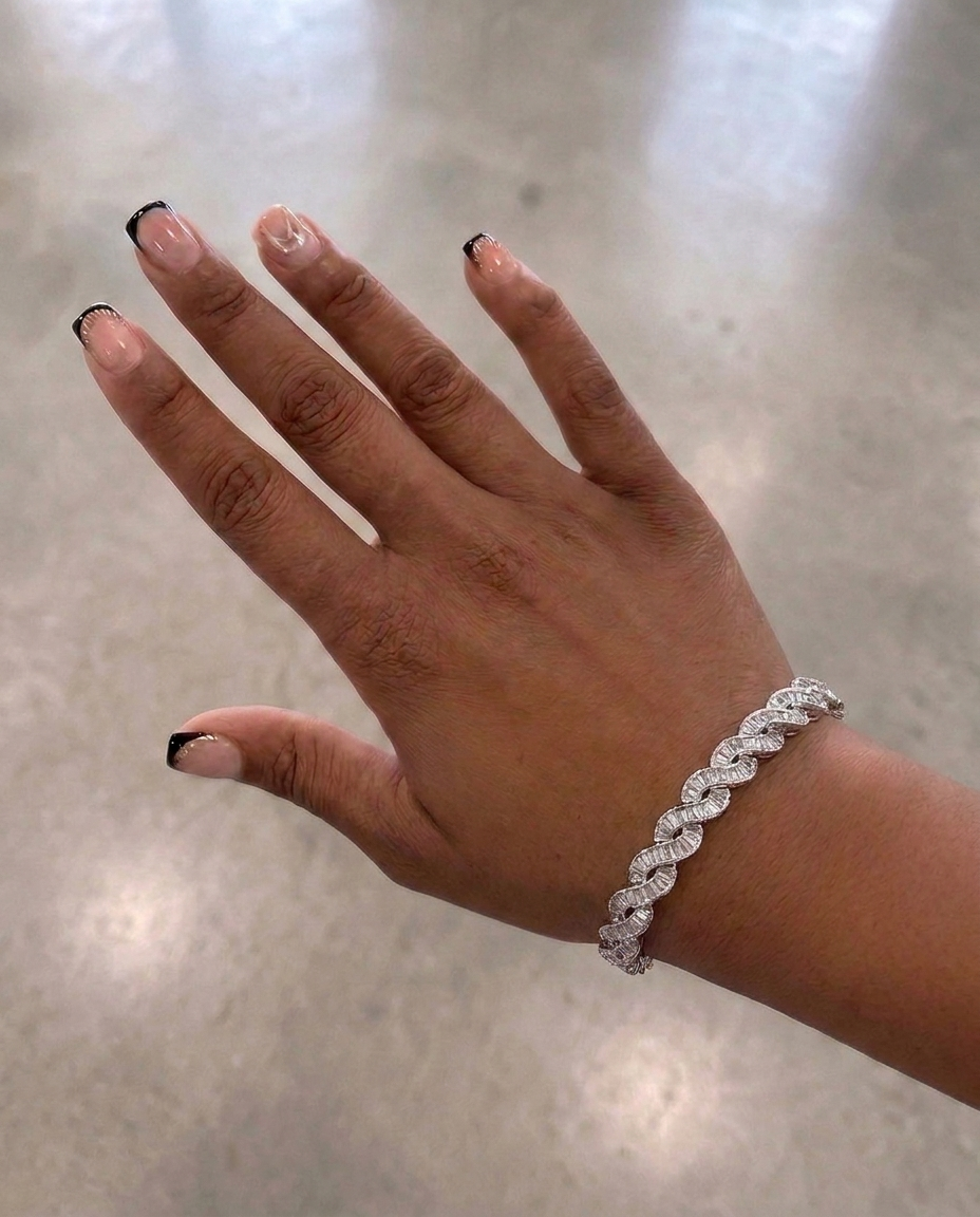 Twisted Ice Bracelet