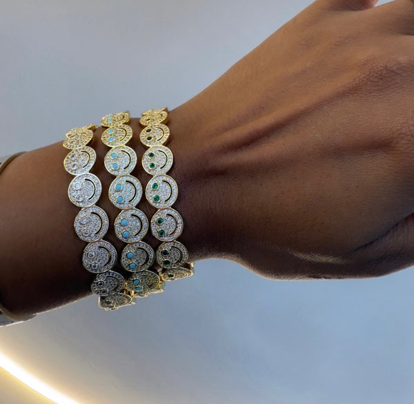 Smiley Face Bangle