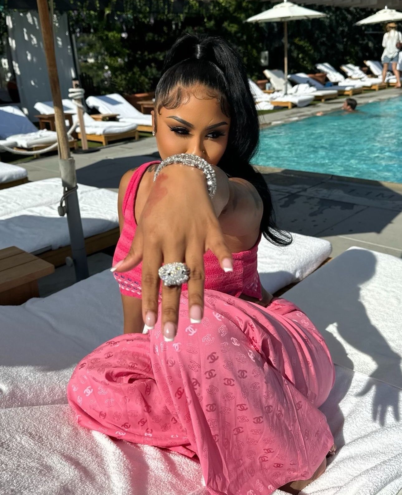 Iced out Kitty Ring – additional product detail