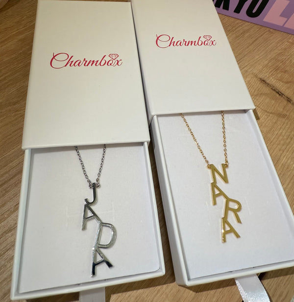 Stacked Letters Custom Name