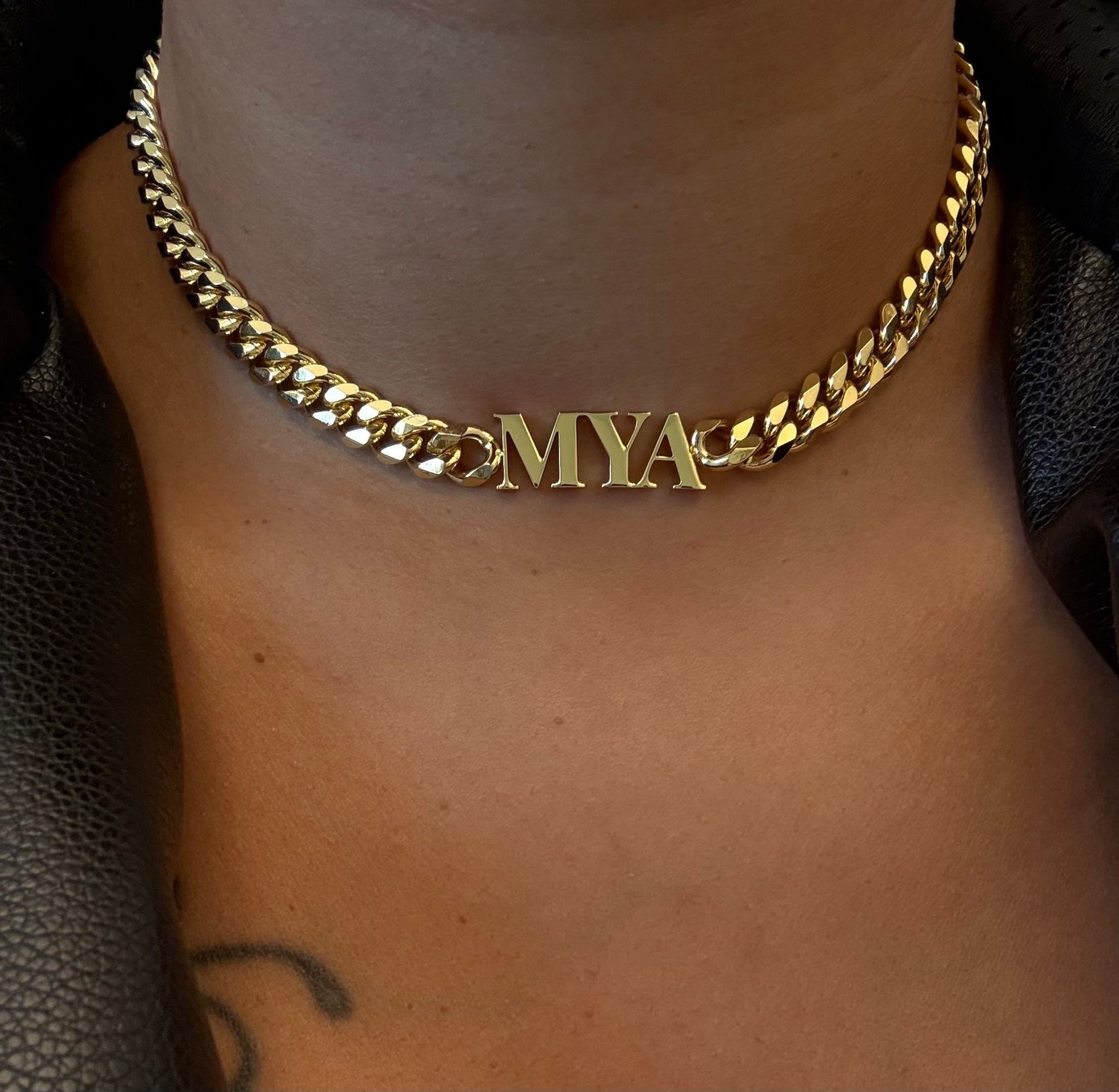 Custom Cuban Link Necklace – close-up detail