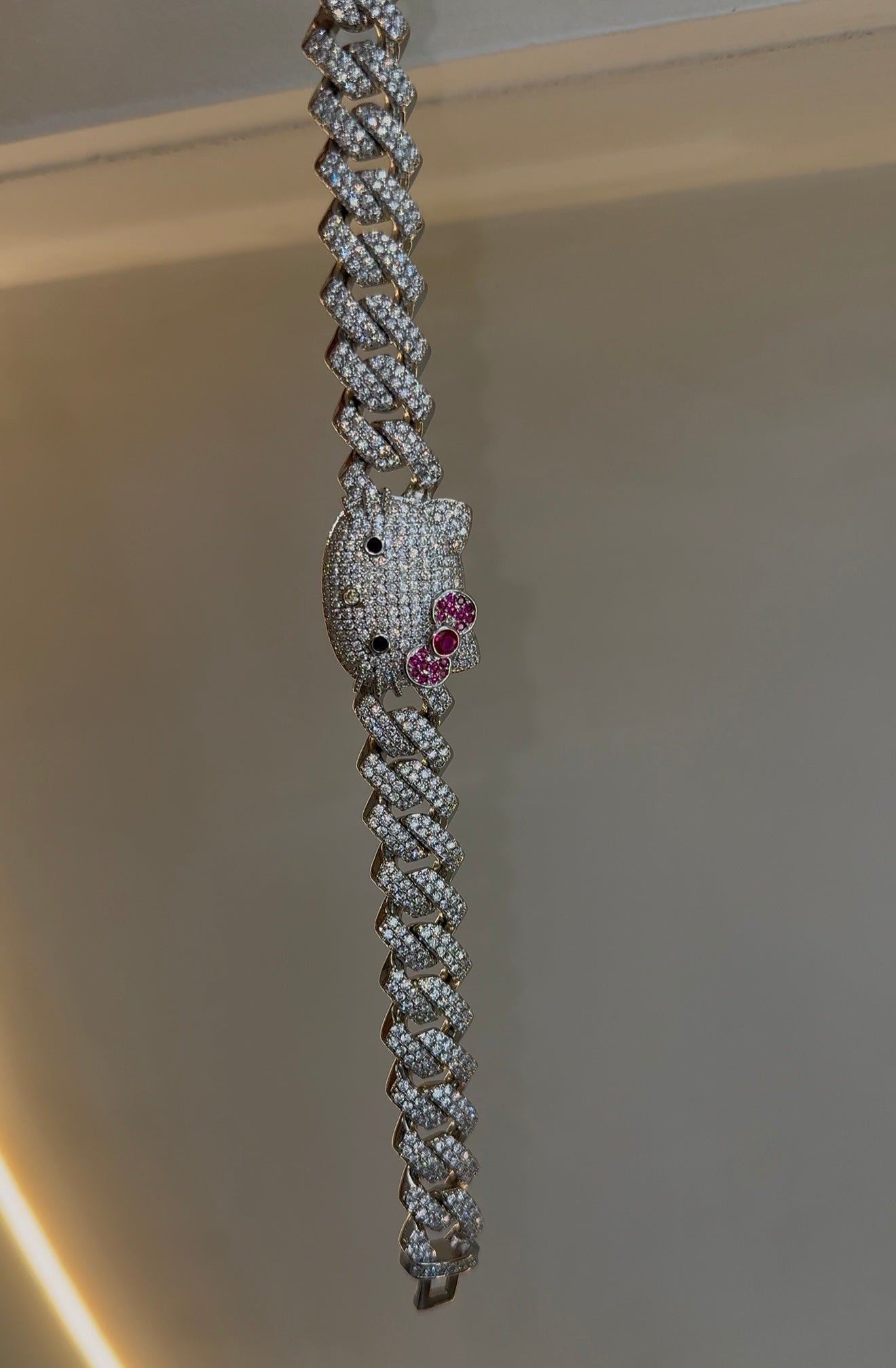 Kitty Cuban Bracelet – alternate angle