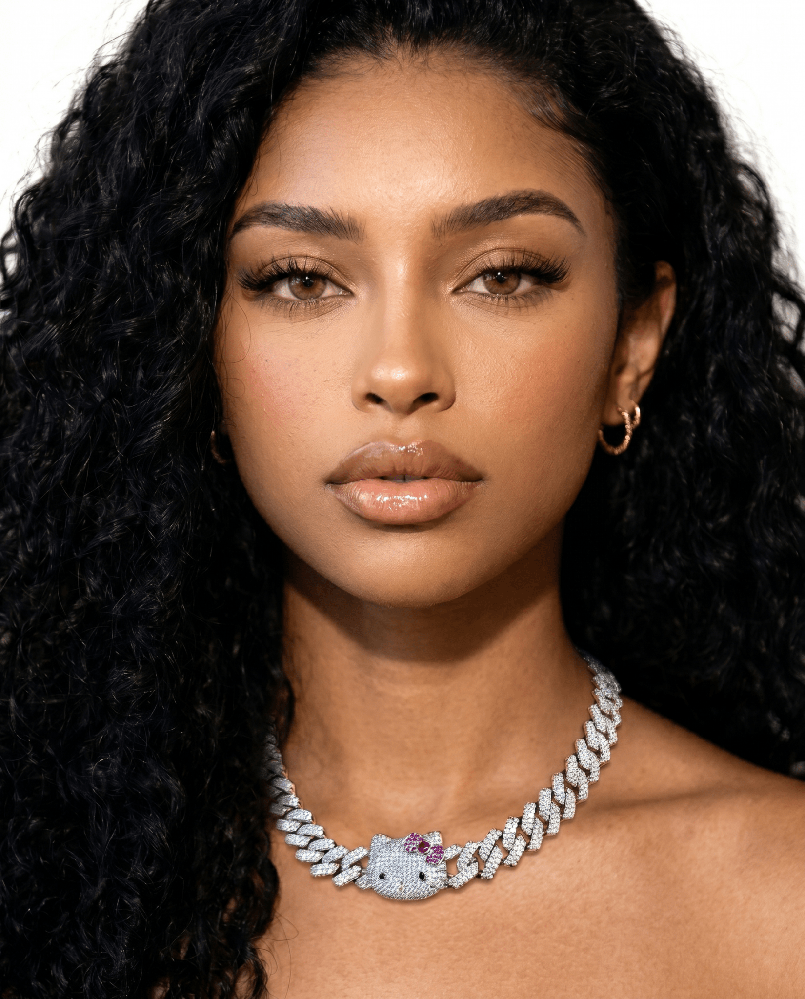 Kitty Cuban Necklace (Ships Same Day)