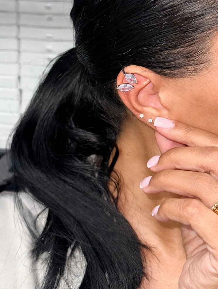 Iced Ear Cuff (Ships Same Day)
