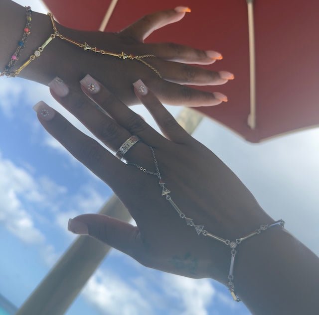 Chunky Triangle Handchain