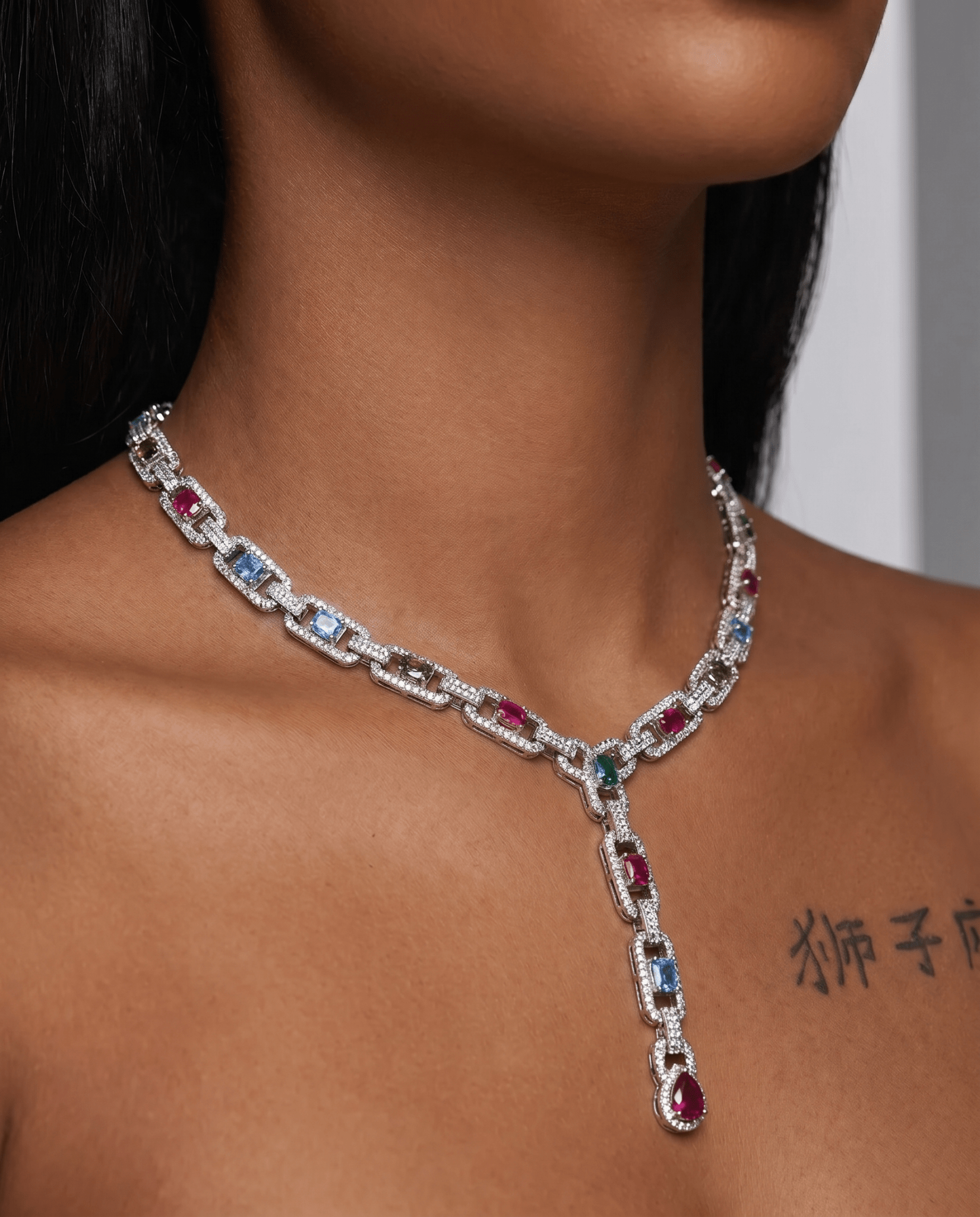 Drop Gem Necklace