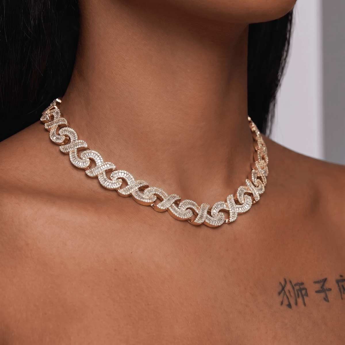 Infaction 藤原樹 Brilliant Line Necklace 藤原樹×Infaction｜ロゴや