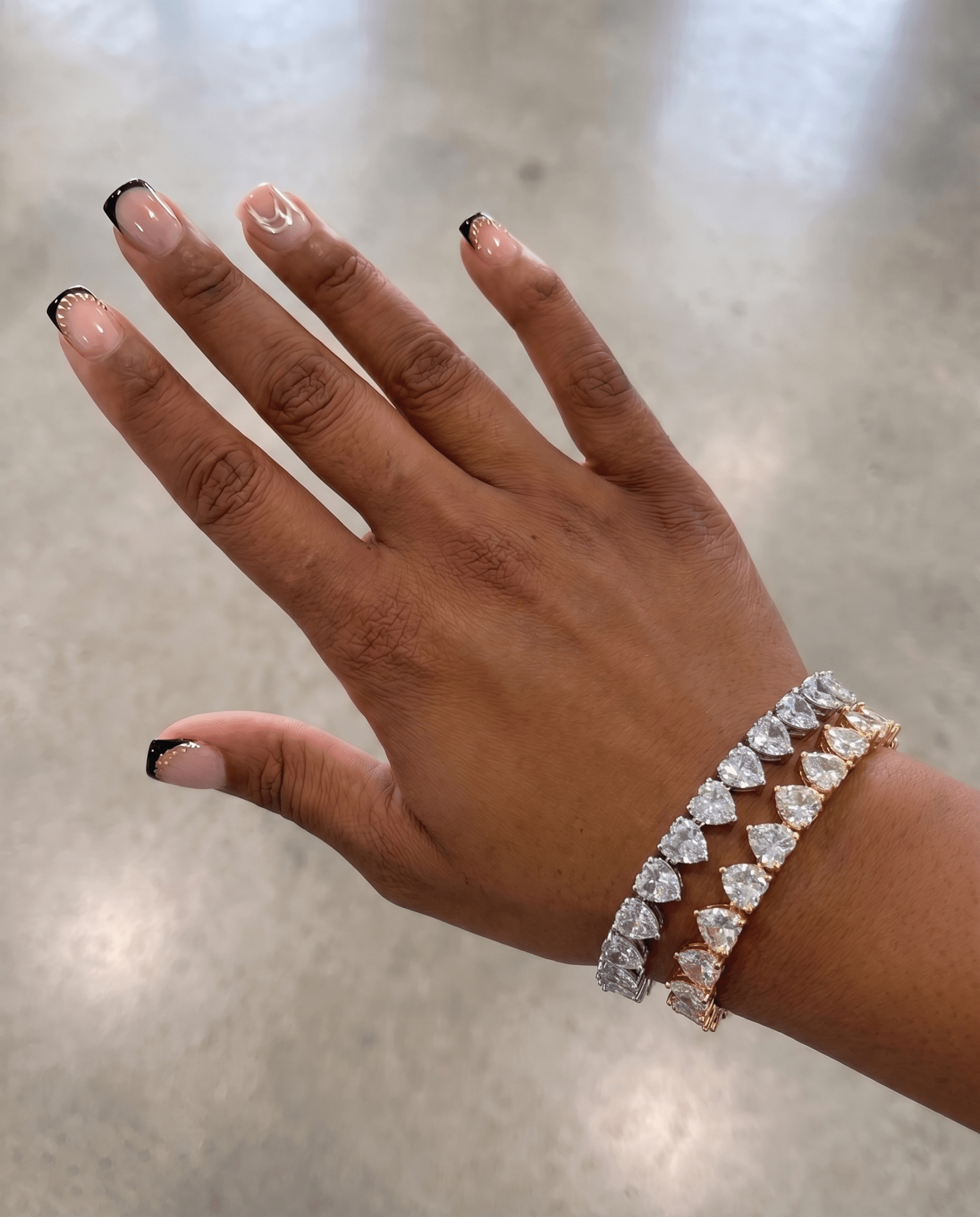 Heart Tennis Bracelet