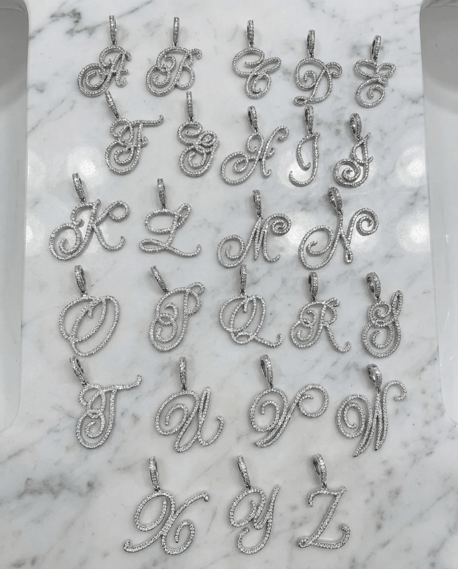Cursive Letter Pendant