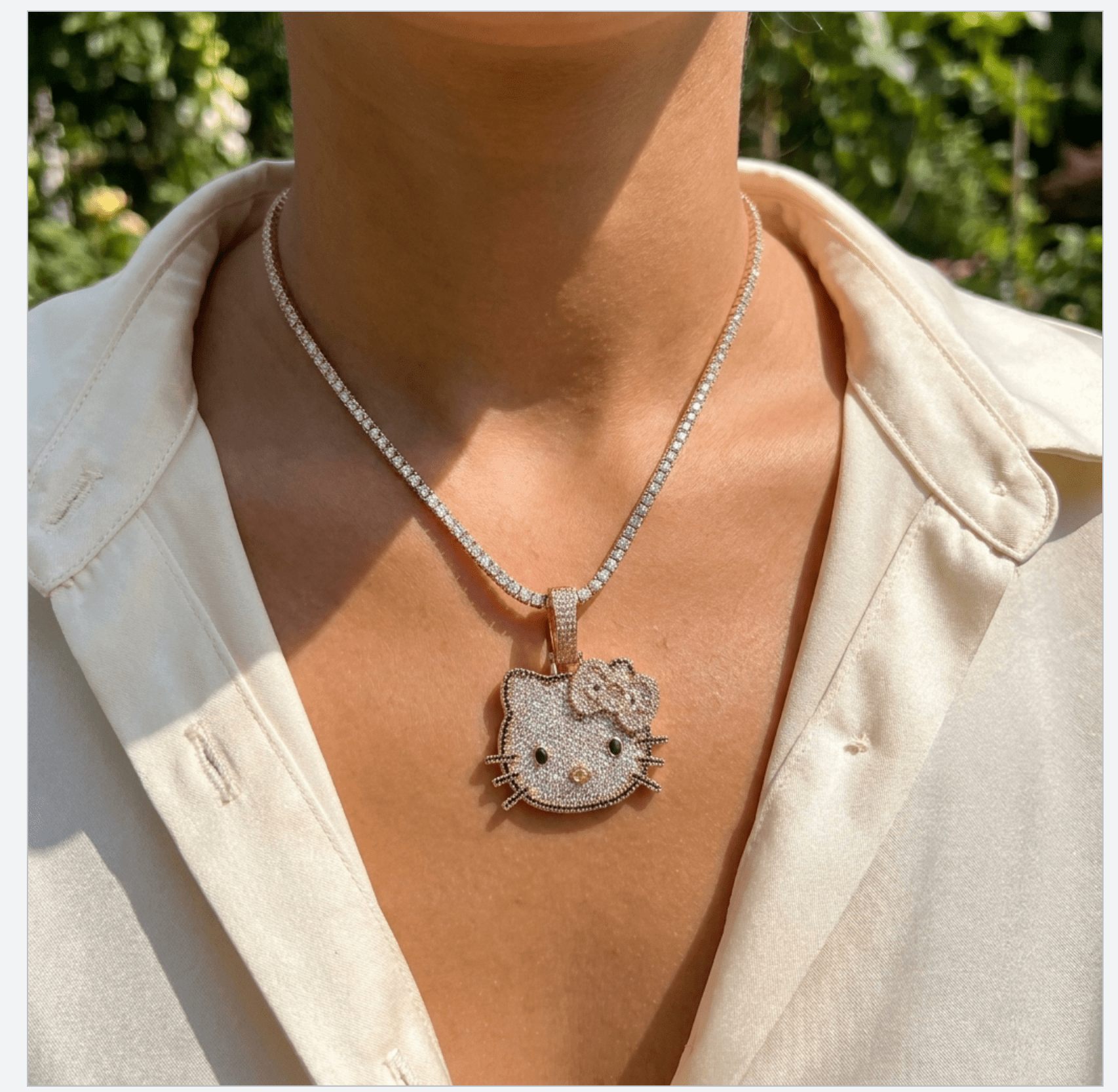 Mini Kitty Pendant (Ships Same Day)