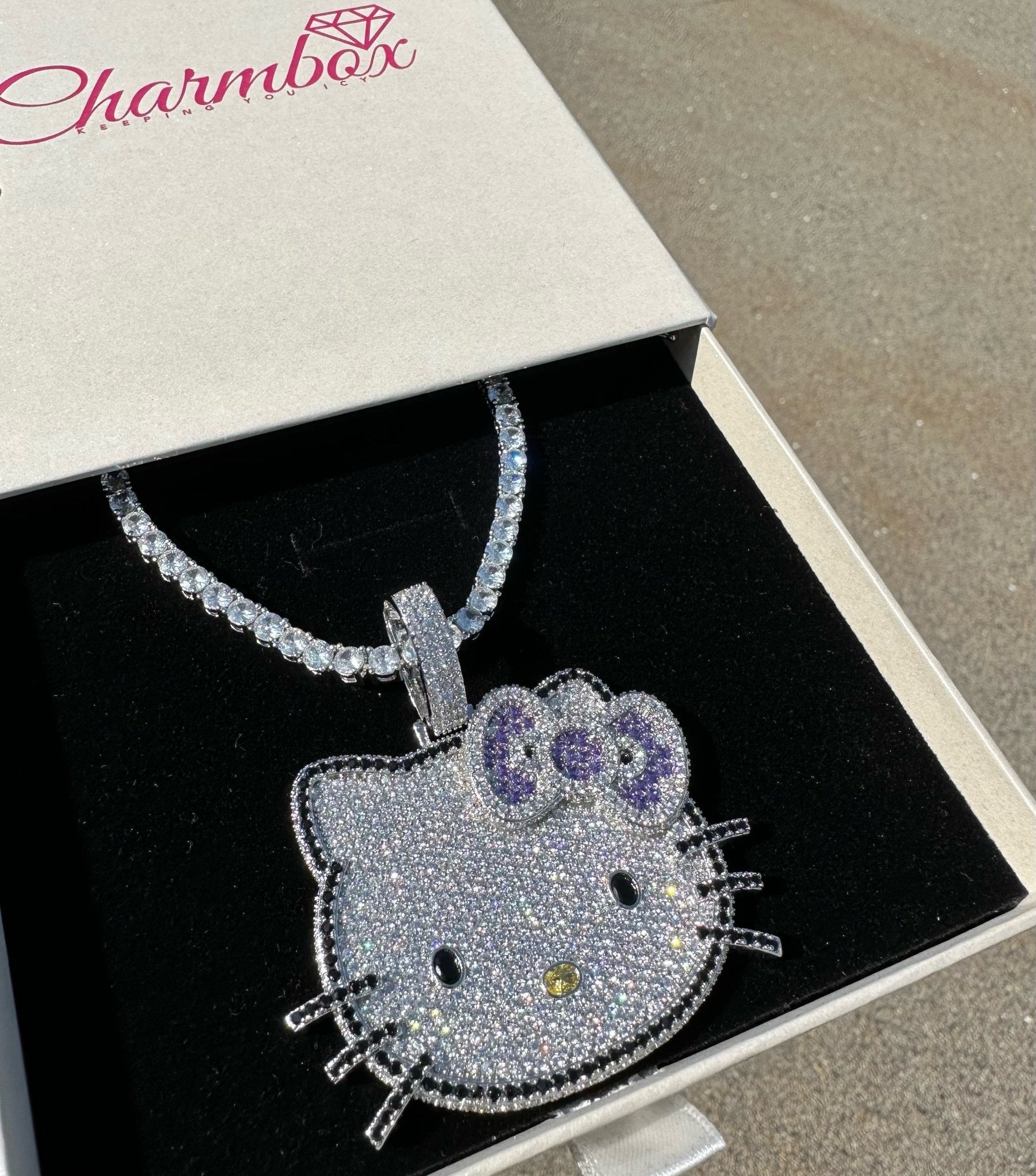 Iced Out Kitty Pendant – additional product detail