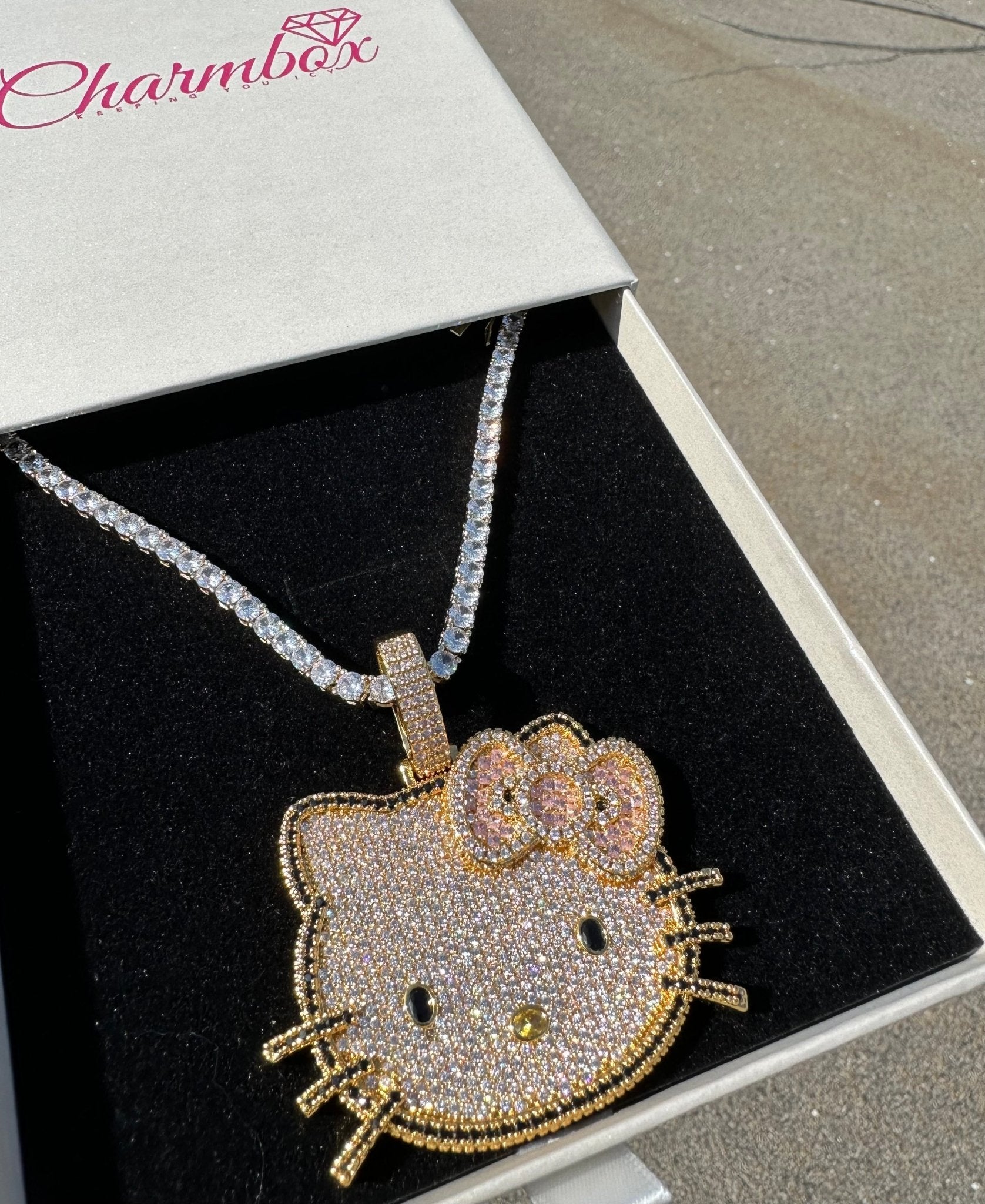 Iced Out Kitty Pendant – additional product detail 6