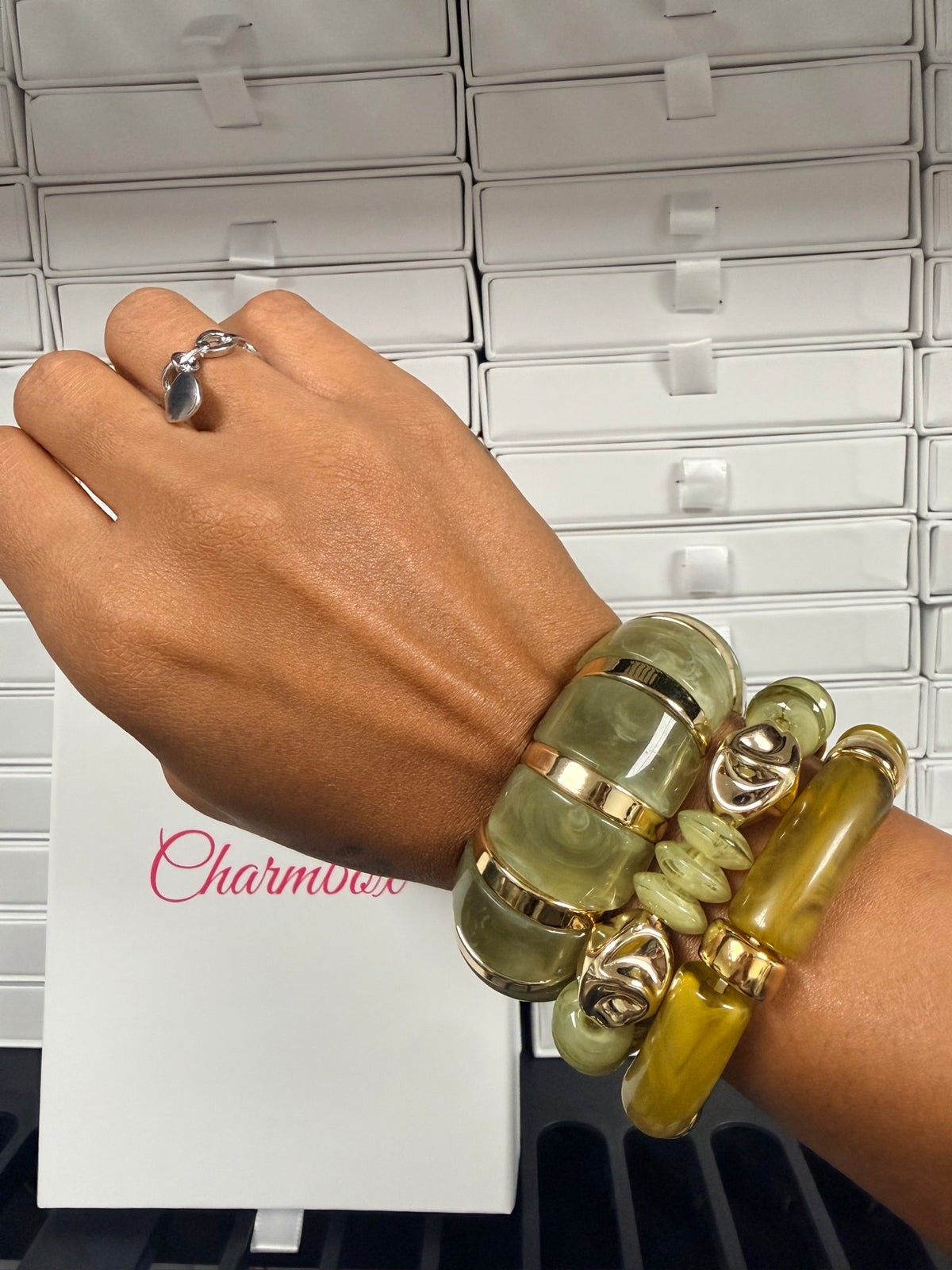 Chunky Bangle Stack (Ships Same Day)