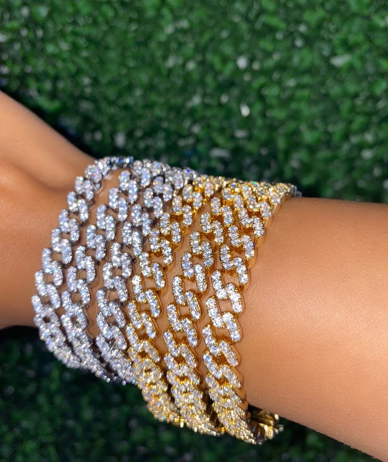 Mini Cuban 9mm Bracelet – close-up detail