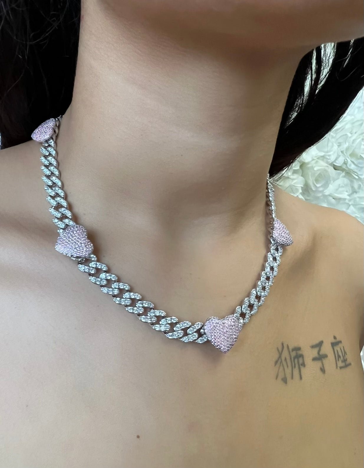Mini Cuban with Hearts – alternate angle