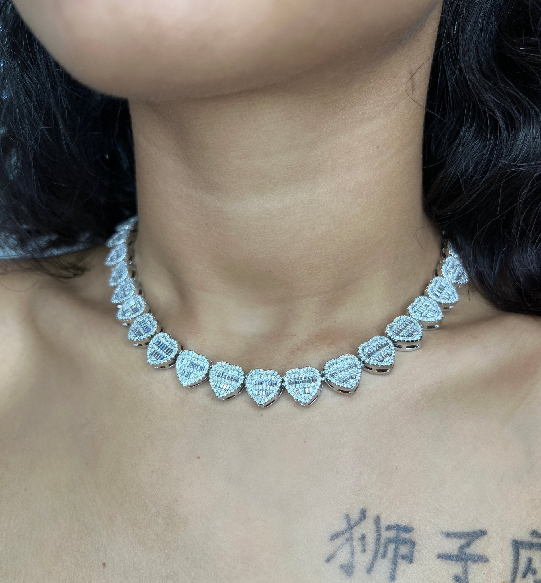 Crushed Heart Necklace