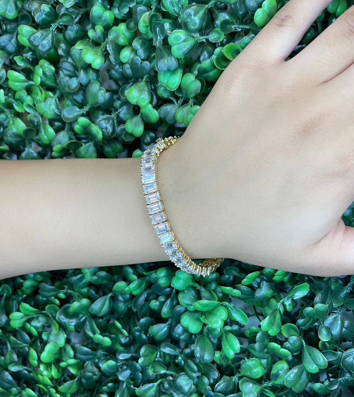 Baguette Tennis Bracelet – alternate angle