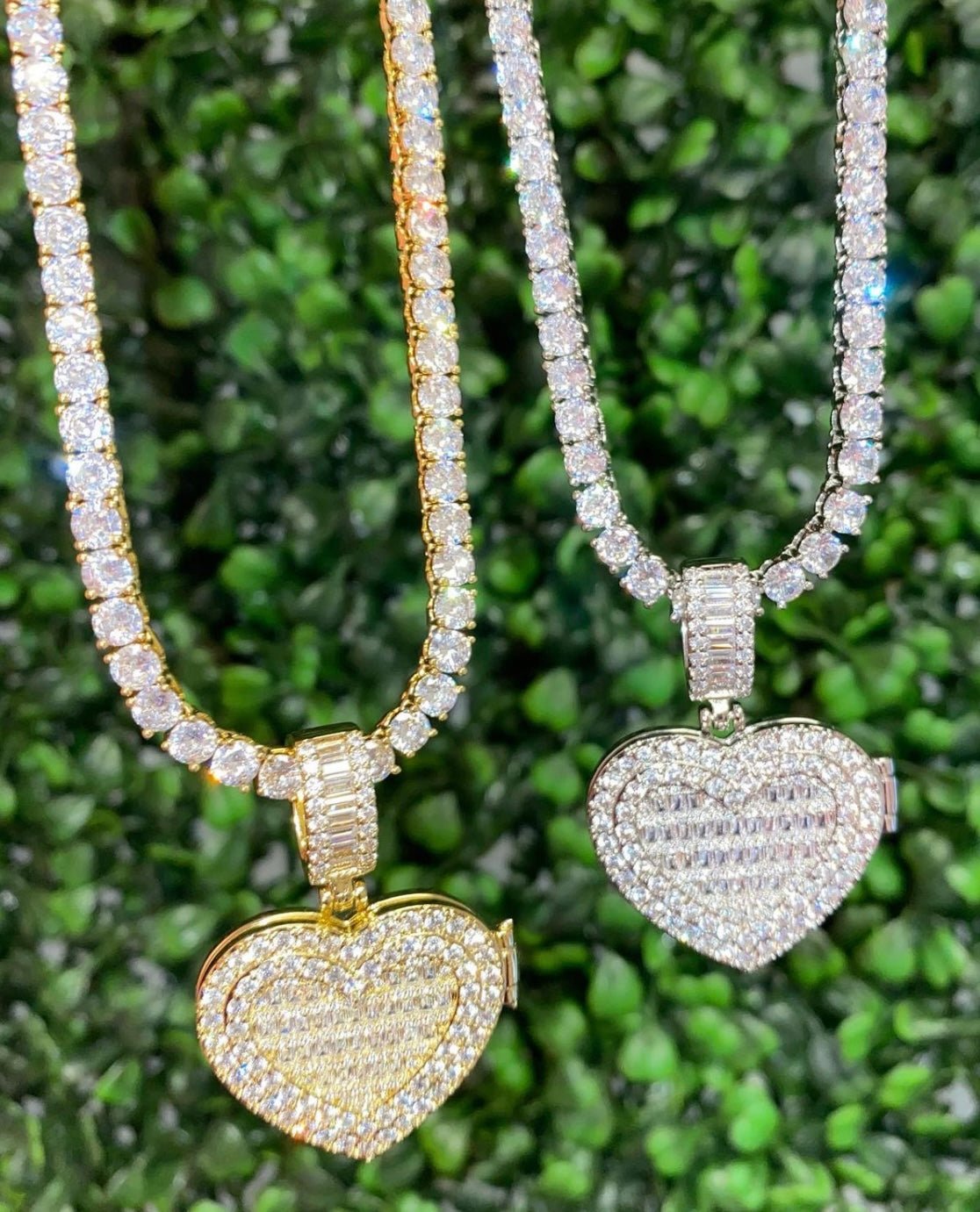 Custom Heart Locket – close-up detail