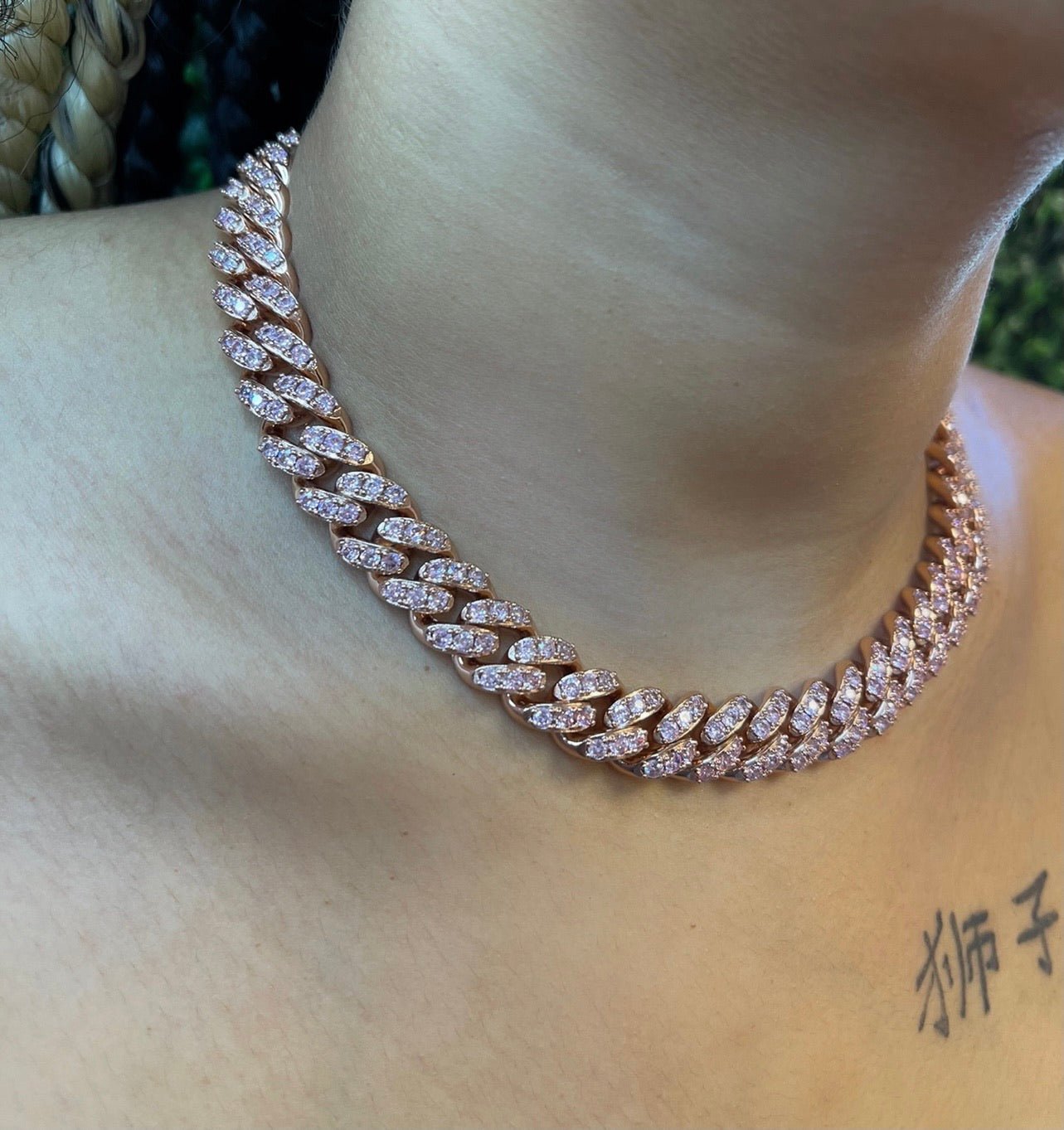 Cuban Glitz Necklace – additional product detail